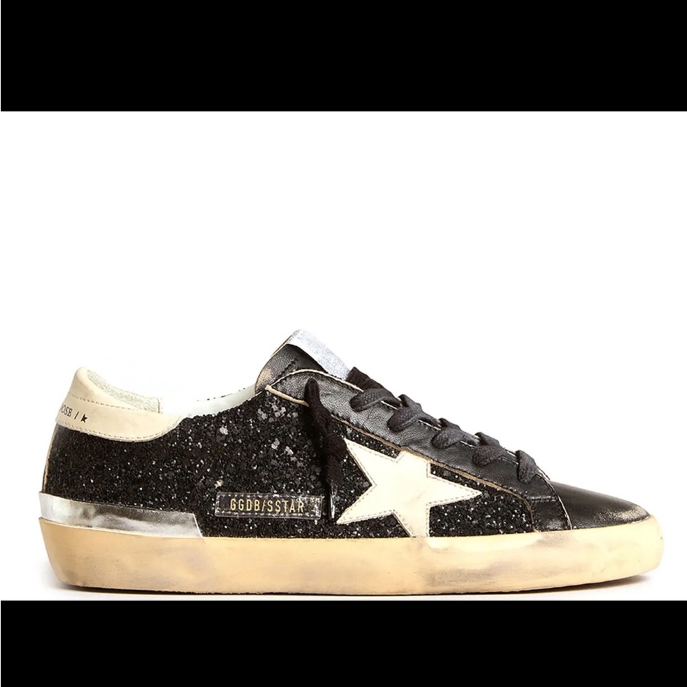 Authentic Golden Goose Glitter Sneakers Sz 41